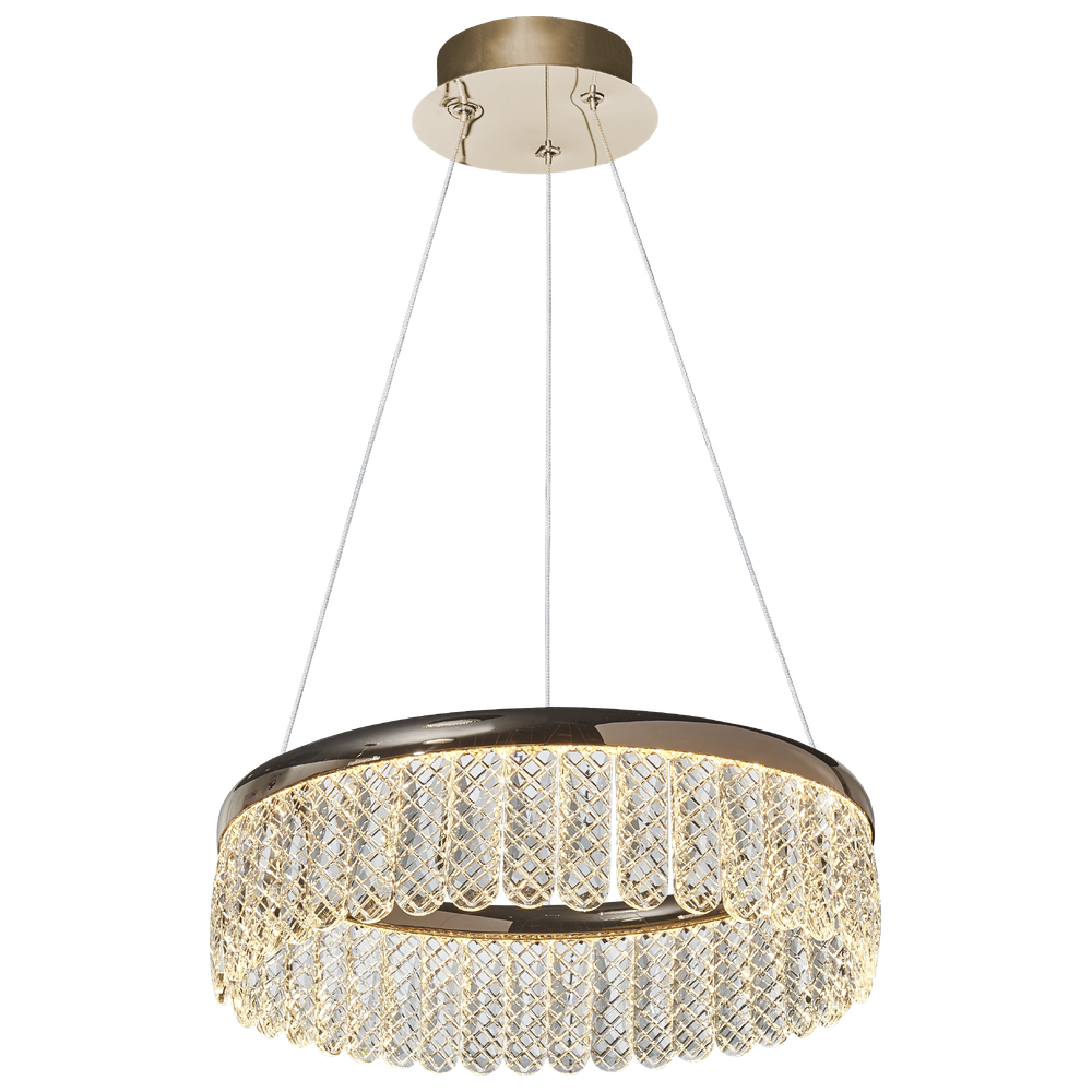 COLGANTE LED 24W 3000K 40cm DORADO